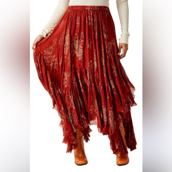 Fp One Dresses & Skirts - Free people one maxi boho skirt